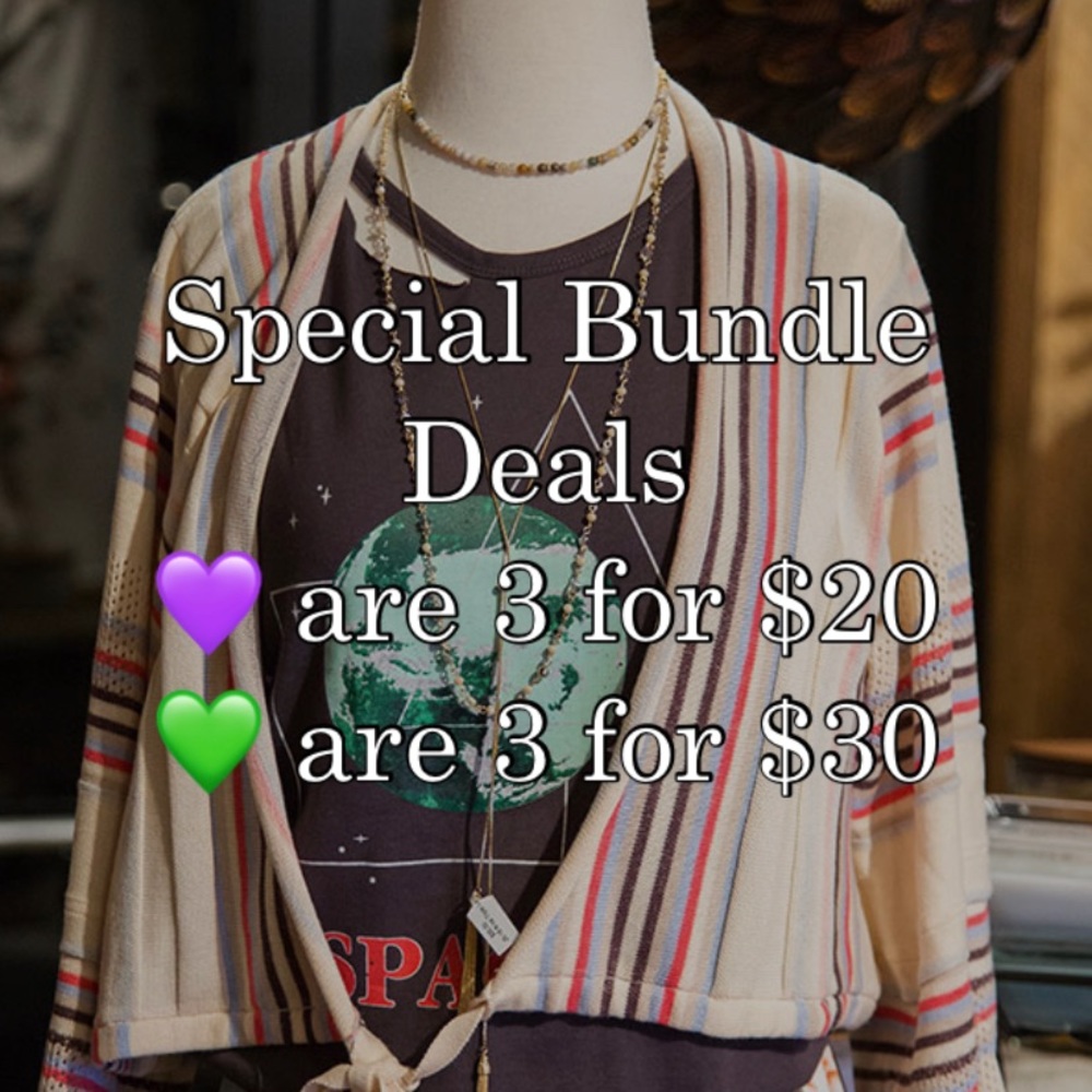 💚💜3 for $20 or 3 for $30 Bundles💜💚